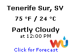 Click for Tenerife Sur, Canary Islands Forecast