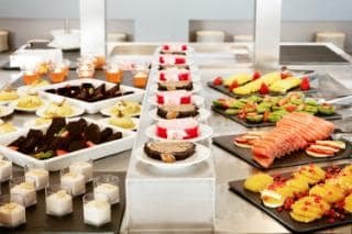 Don't expect sausages and bacon on the breakfast buffet