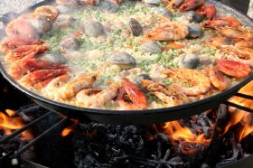 Paella in the Canary Islands